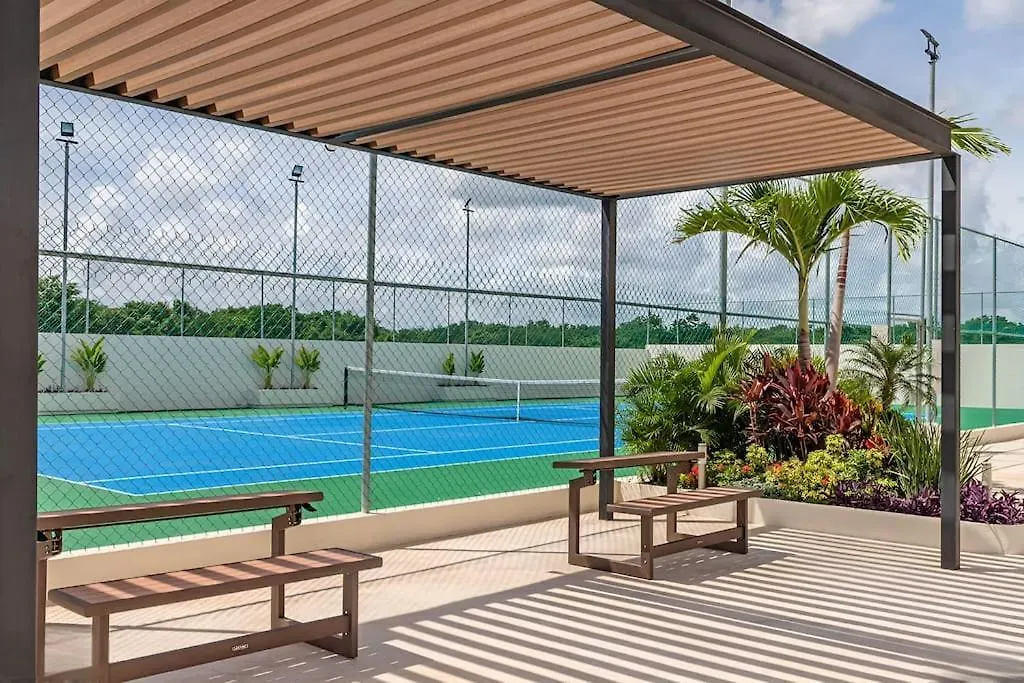 2 Rooms, Pools, Tennis, Spa, Gym, Petpark, Jacuzzi Playa del Carmen Apartmán