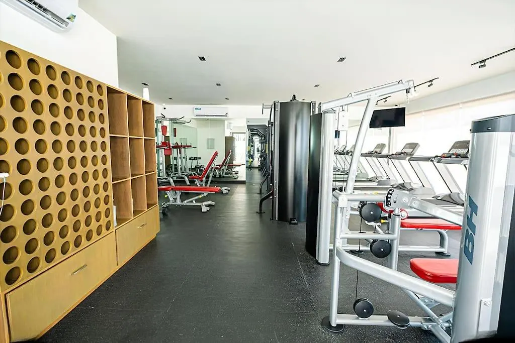 2 Rooms, Pools, Tennis, Spa, Gym, Petpark, Jacuzzi Playa del Carmen Apartmán